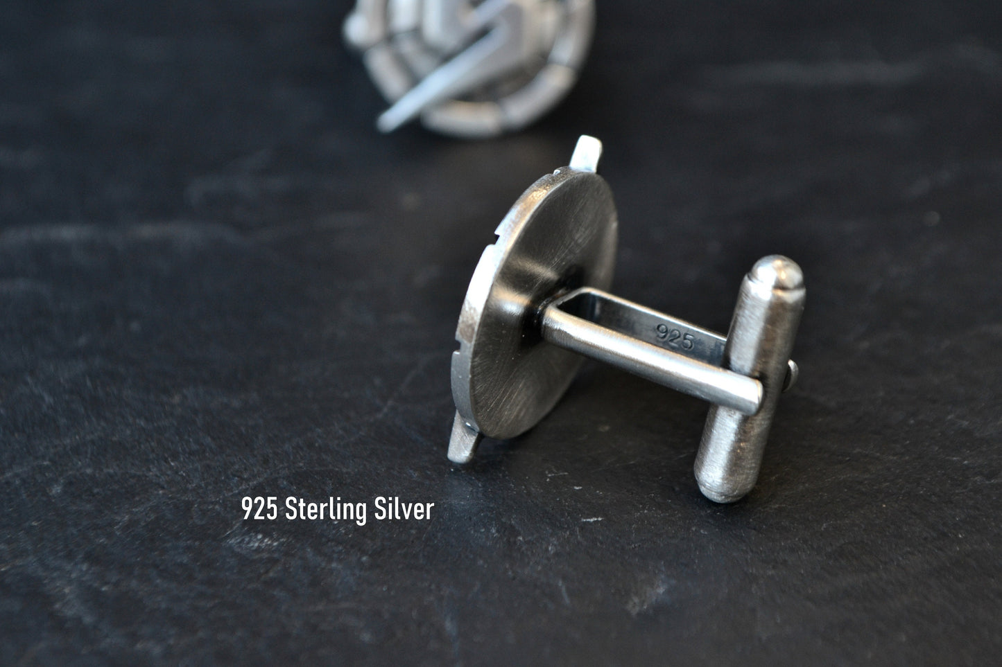 Super Metroid Screw Attack Cufflinks, Metroid Team, Samus Aran Cosplay, 925 Sterling Silver