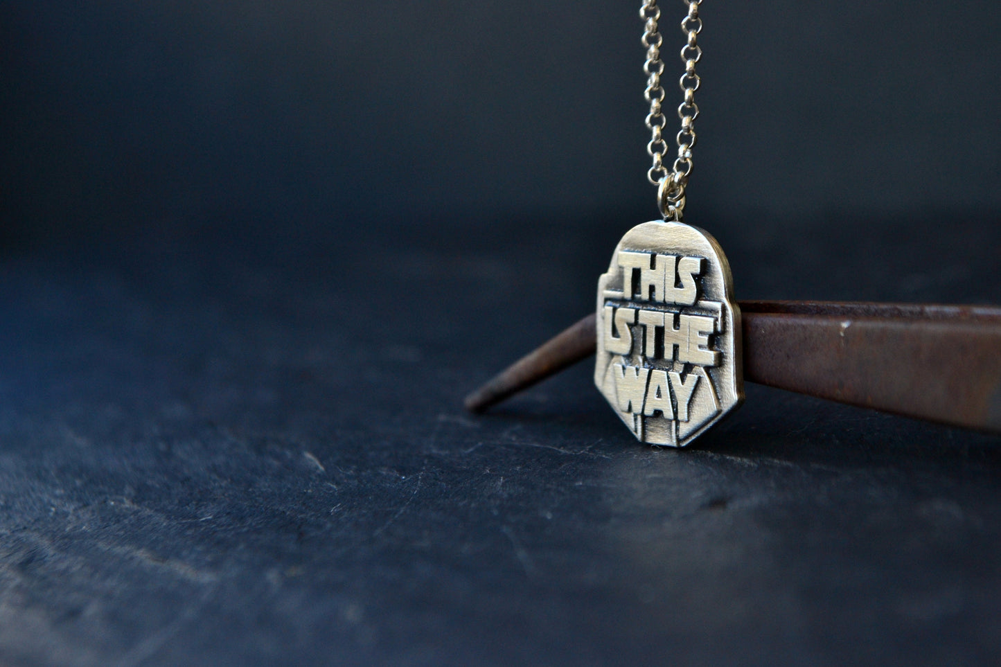 The Mandalorian Necklace Jewelry, This Is The Way, Star Wars Mandalorian Boba Fett Cosplay Jewelry