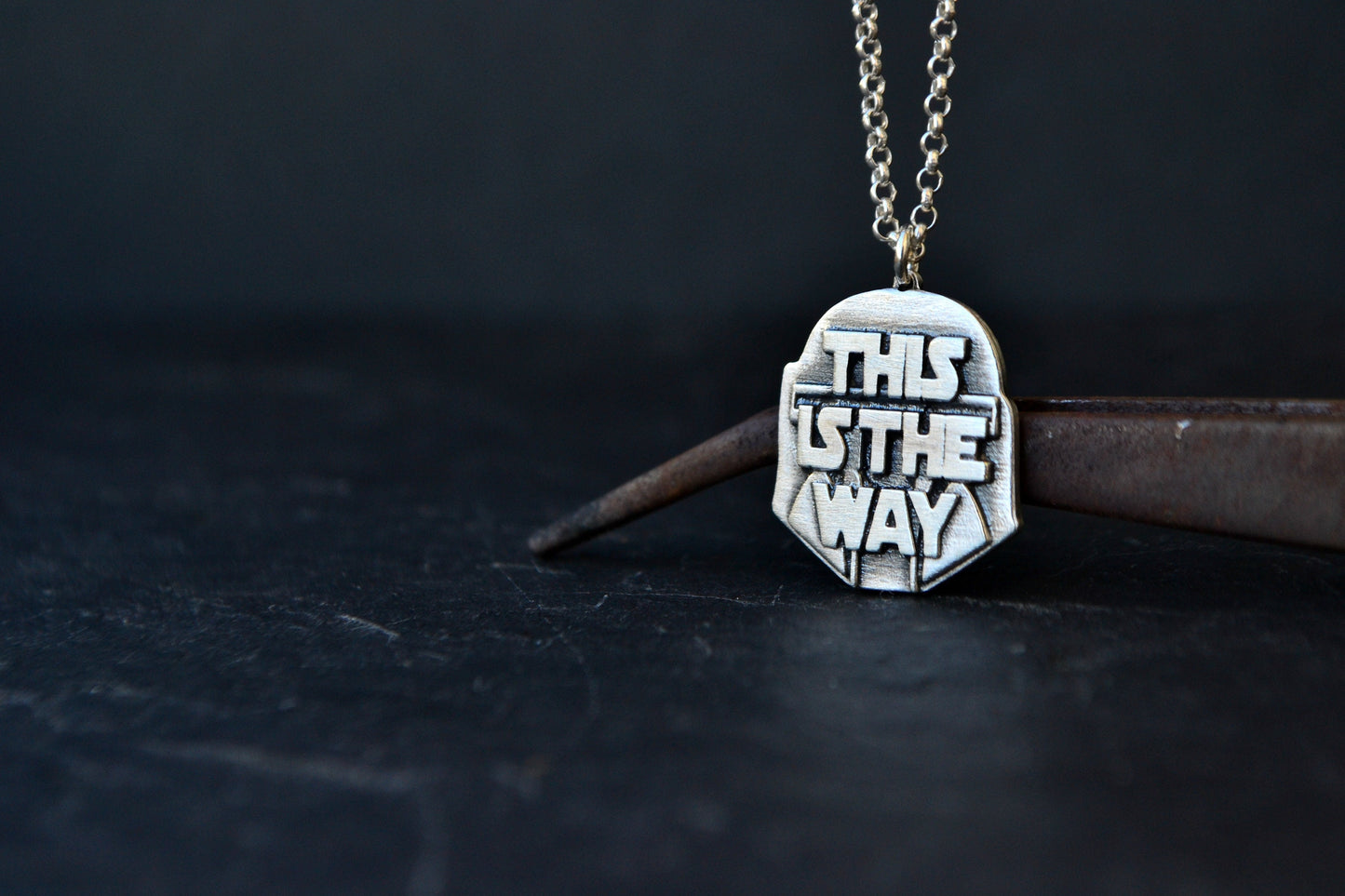 The Mandalorian Necklace Jewelry, This Is The Way, Star Wars Mandalorian Boba Fett Cosplay Jewelry