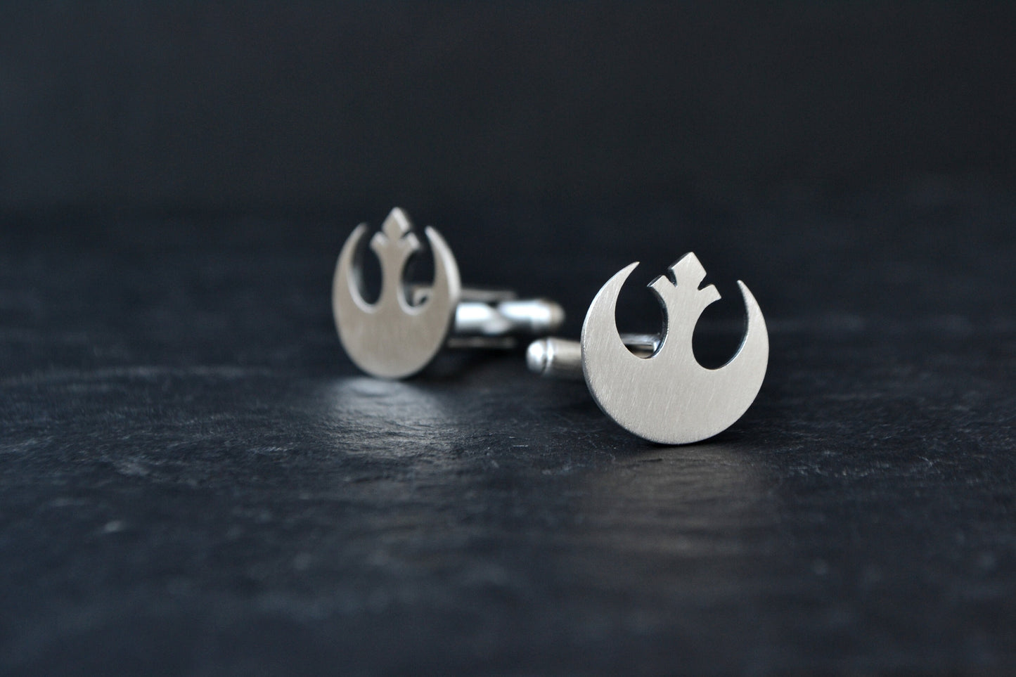 Star Wars Rebel Alliance Cufflinks, 925 Sterling Silver Star Wars Geek Cufflinks Jewelry, Gift For Him