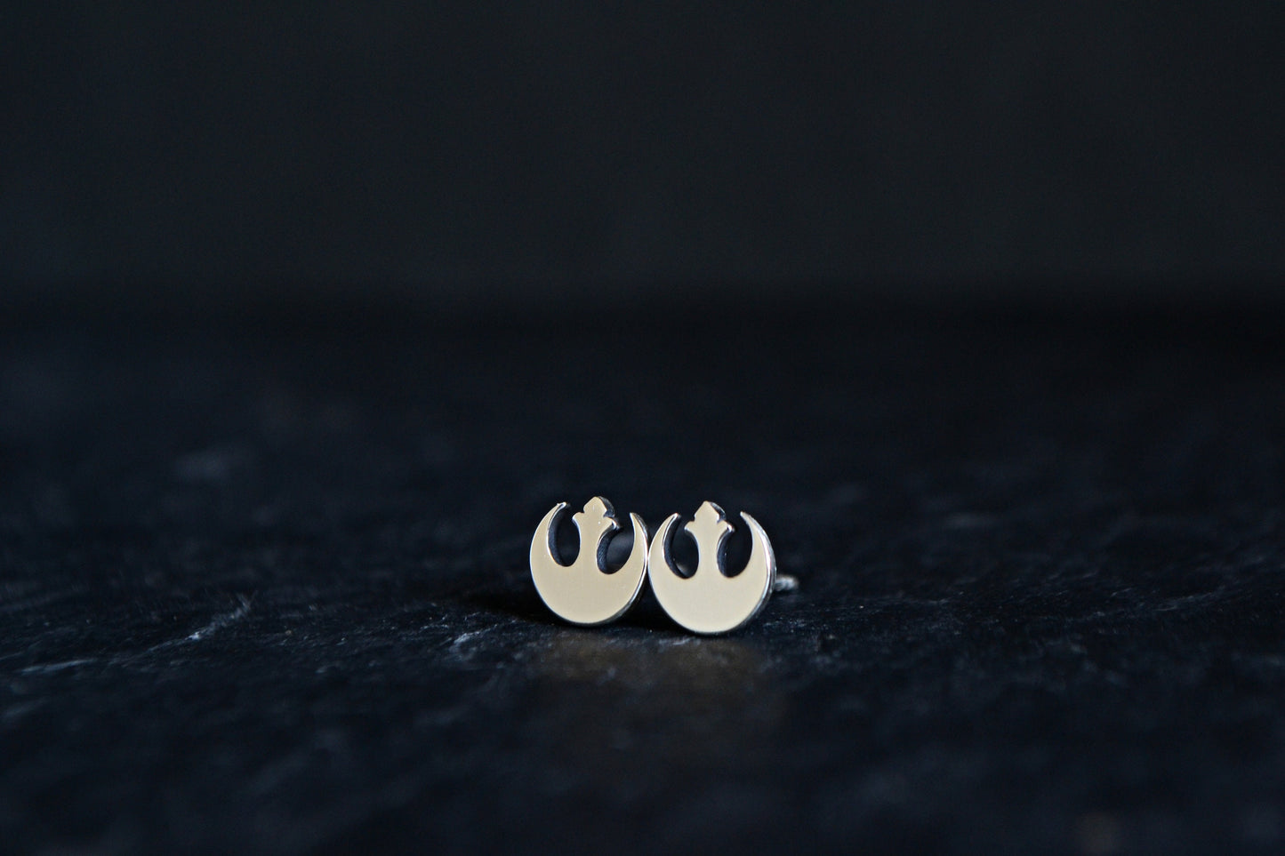 Star Wars Earrings Rebel Alliance Star Wars Jewelry 925 Sterling Silver Geek Nerd Gift