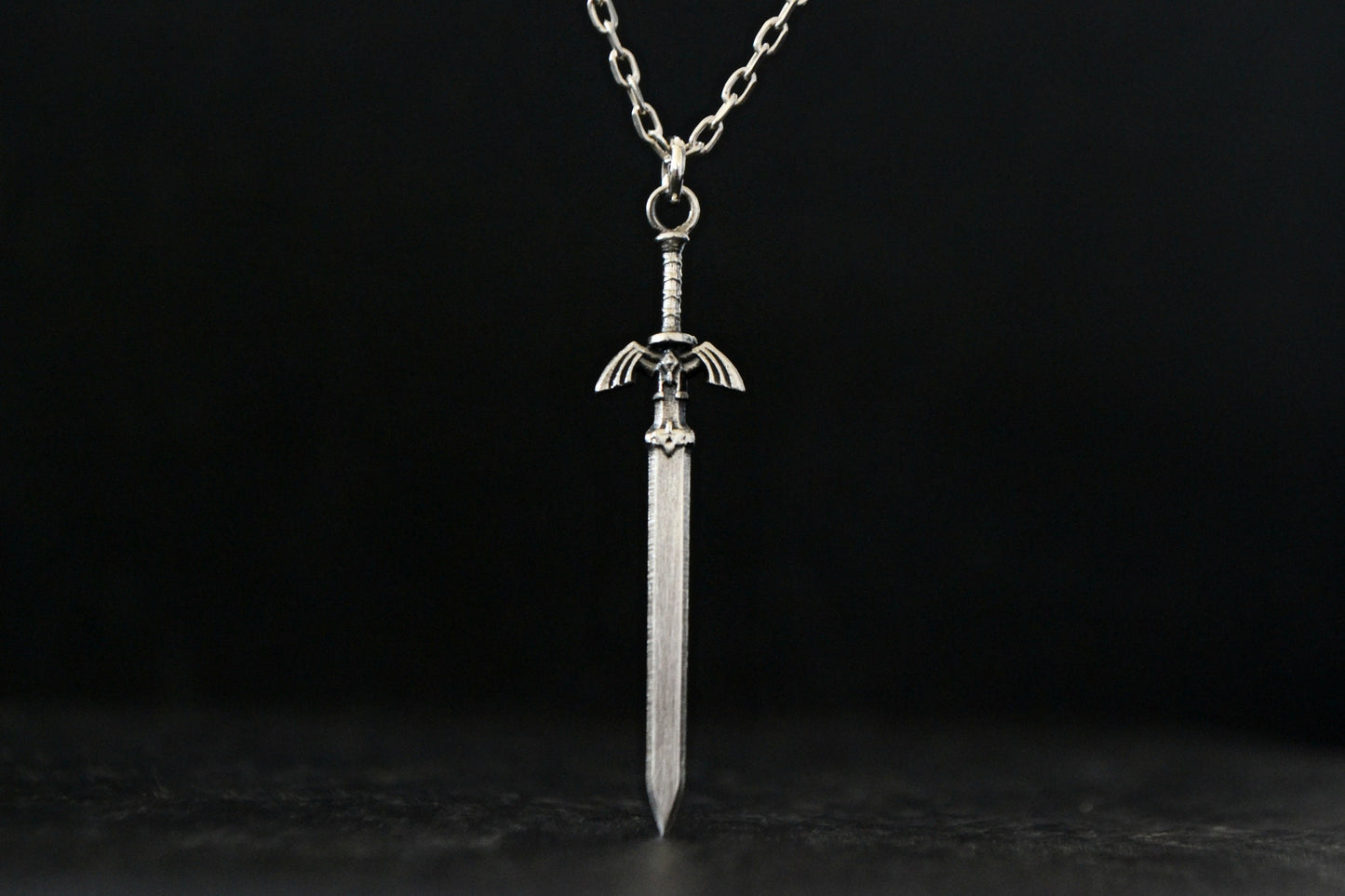 Legend of Zelda Master Sword Necklace Zelda Master Sword Jewelry Geek Nerd Zelda Gamer Jewelry