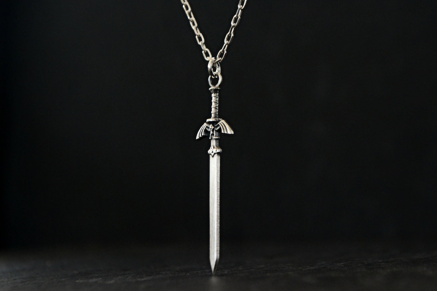 Legend of Zelda Master Sword Necklace Zelda Master Sword Jewelry Geek Nerd Zelda Gamer Jewelry