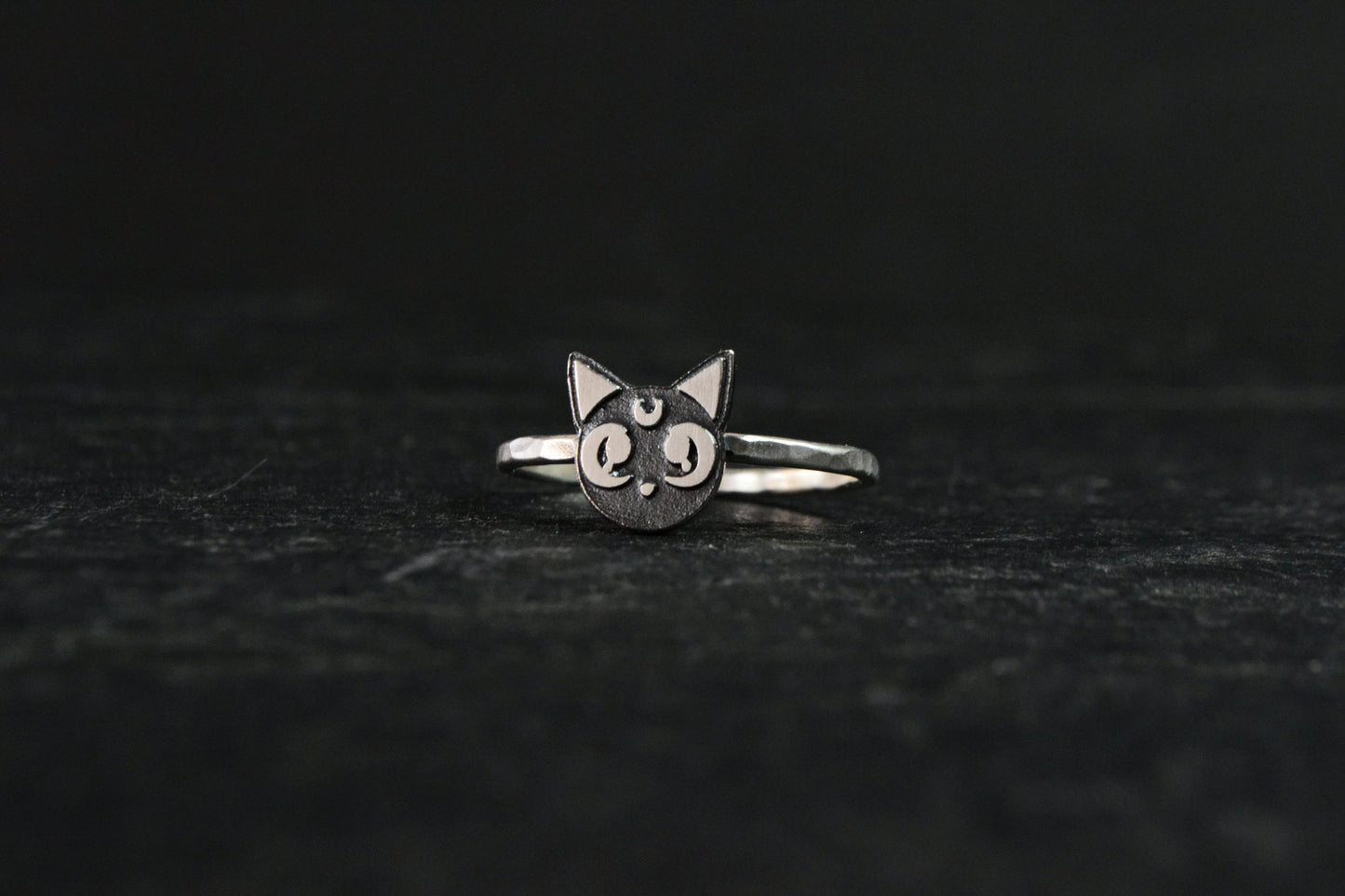 Sailor Moon Ring Luna Artemis Cute Black Cat Ring Sailor Moon Anime Manga Cosplay Jewelry