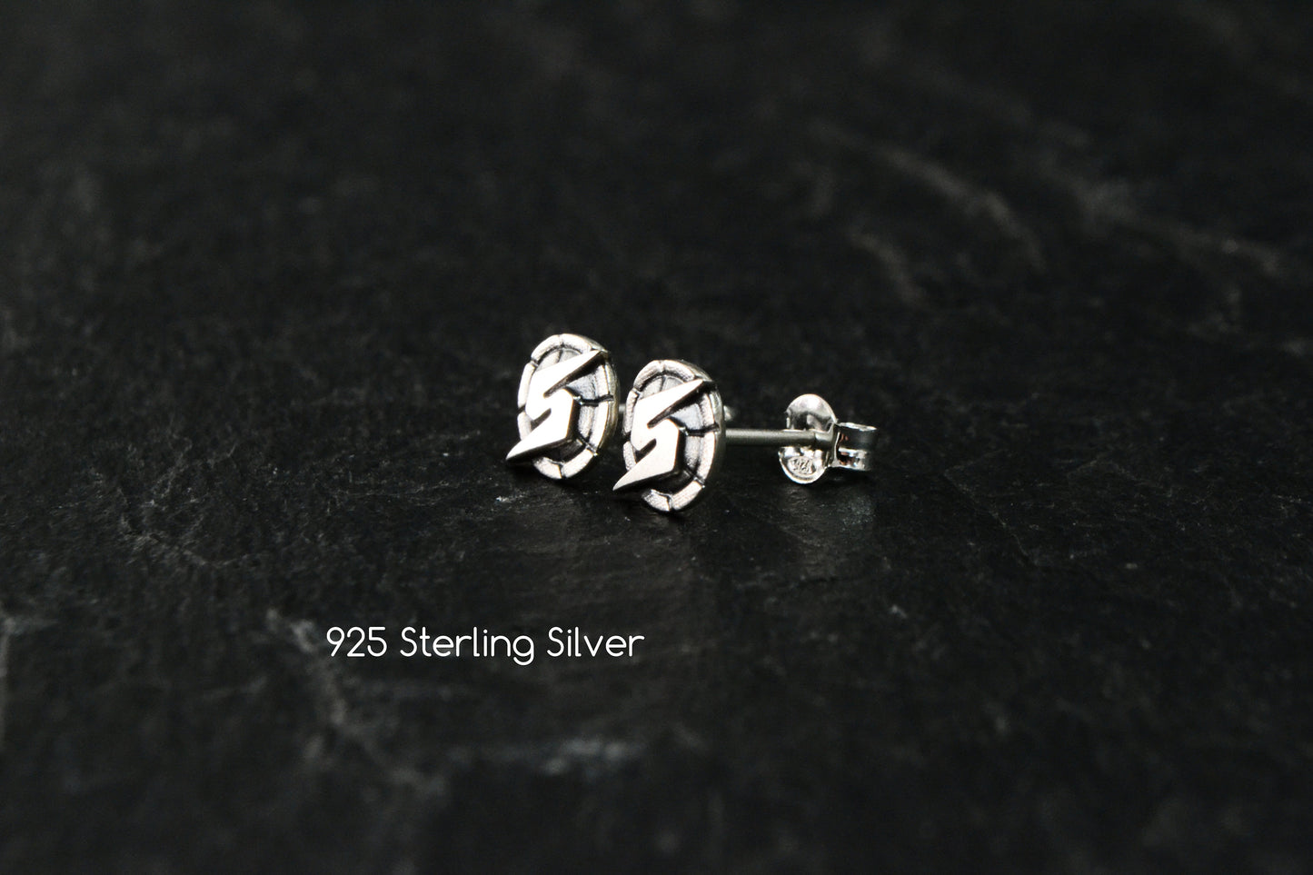 Super Metroid Screw Attack Earrings, Metroid Team, Samus Aran Cosplay, 925 Sterling Silver Gamer Jewelry